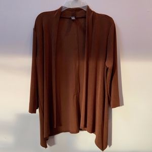 Chico's Brown Travelers Cardigan